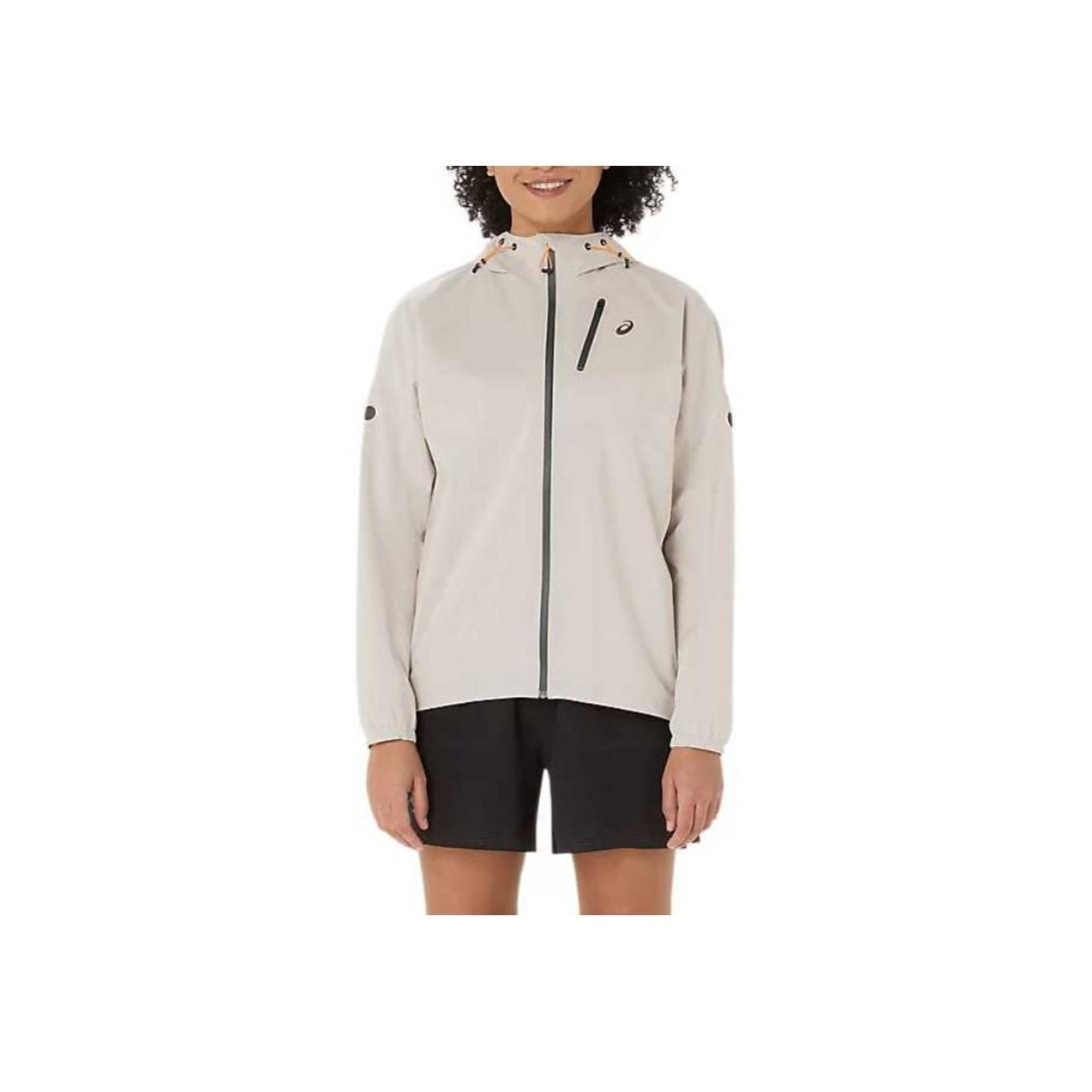 

Asics Fujitrail Ветрозащитная Водонепроницаемая Дышащая Минималистичная Модная Универсальная Однотонная Куртка Женская Куртка 2012D202-100 S