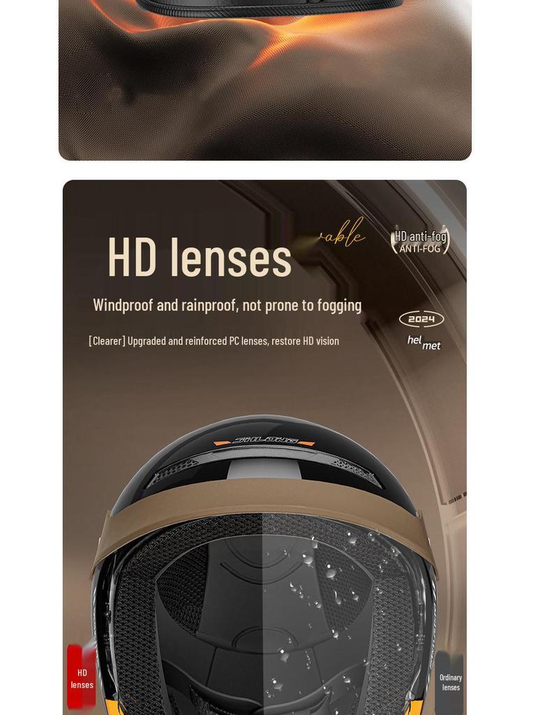 3C Certified Retro Motorcycle Helmet: All-Season Warmth, Safe for Men & Women