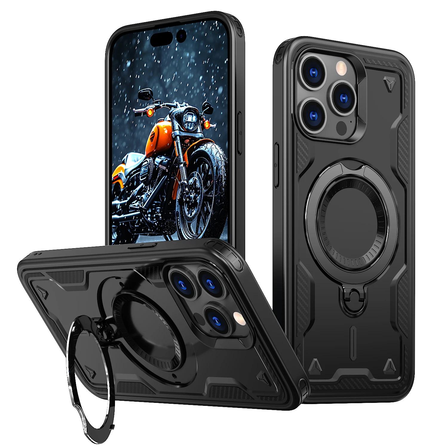 

Чохол-кришка Armor з бездротовою зарядкою для Iphone 17 Pro Max Air 16 Plus 15 14 Pro 13 12 Iphone17 iPhone 16 Pro чорний