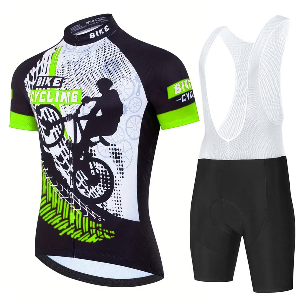 Men's Cycling Clothing Man Mens Cycling Clothes for Men Mtb Short Sets Summer Team Set Bib Shorts Bicycle Pants Bike Jerseys