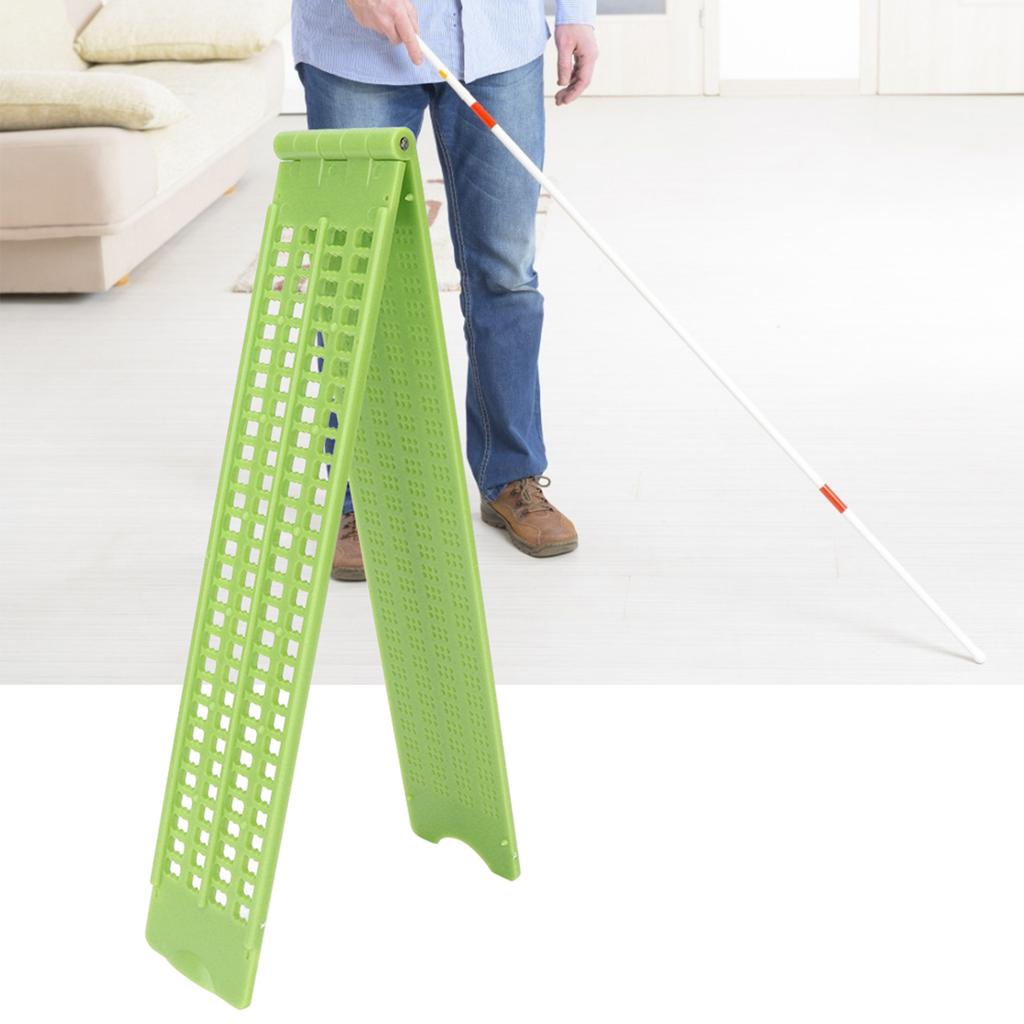 Portable Braille Writing Portable Plastic 4 Lines 28 Cells Braille Writing Slate and  Braille Learning Tool Accessory