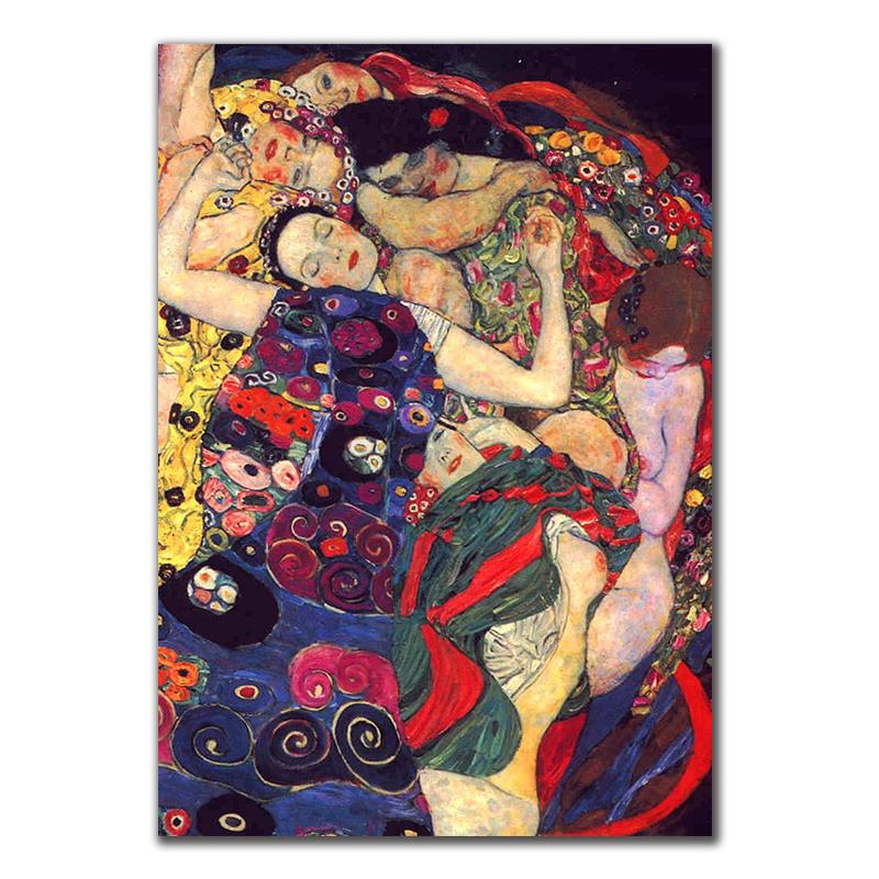 

Знаменитый Густав Климт, абстрактные картины на холсте, современные плакаты с принтом, настенные панно для украшения стен гостиной, Cuadros 30X40cm Unframed