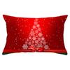Christmas Simple Print Series Peach Skin Waist Pillowcase Home Sofa Pillowcase Office Pillowcase