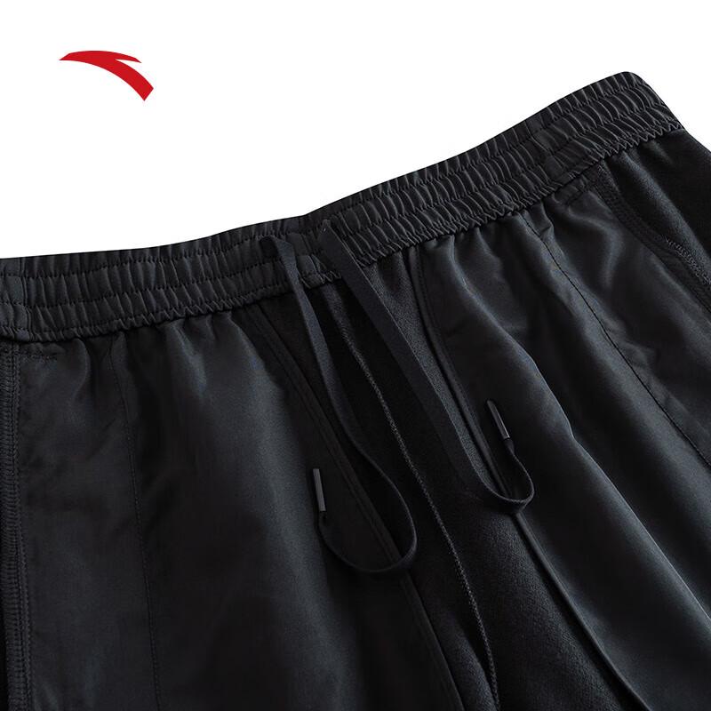 Anta Men's Winter Woven Straight-Leg Running Pants