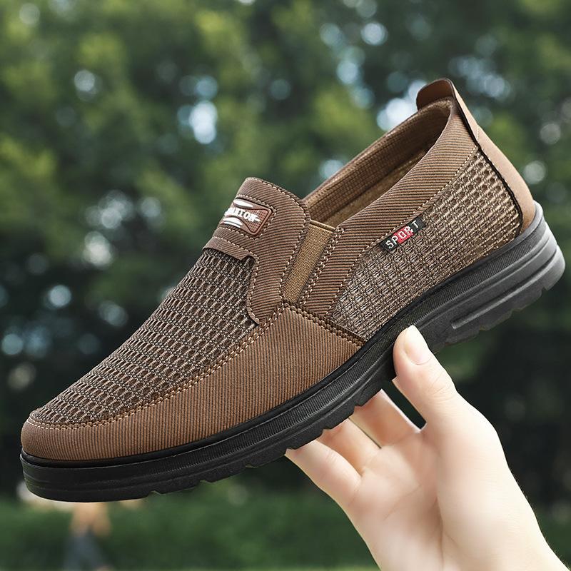 Breathable Shoes Lightweight Soft-soled Shoes Shallow Opening Casual Men's Cloth Shoes