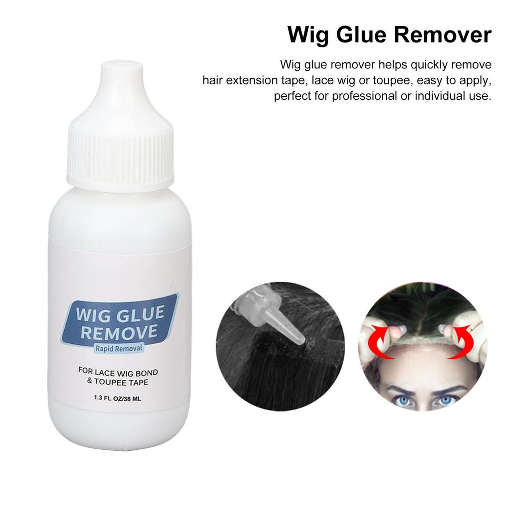 Perückenkleberentferner Professionell Mild Zuhause Salon Schnellwirkend Haarverlängerung Klebeband Kleberentferner 38ml