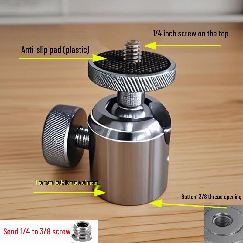 

Universal Metal Ball Head Phone Holder for Live Broadcast and Night Fishing