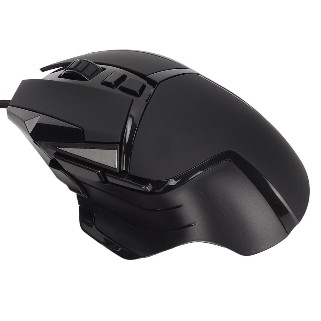 Gaming Mouse Ergonomic Design Adjustable DPI Optical Engine RGB Backlit Plug and Play Wired Mouse