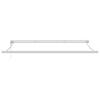 Retractable Awning Green and White 400 X 300 Cm Fabric and Metal
