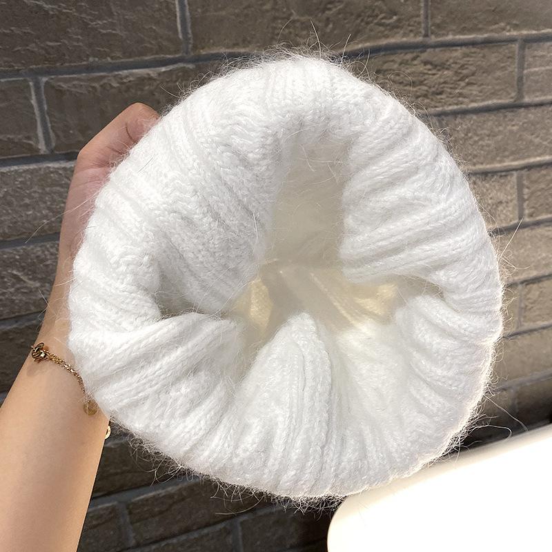 Herbst und Winter Neue Niedliche Katzenohren Gestrickte Wollmütze Warmer Ohrenschutz Pullovermütze