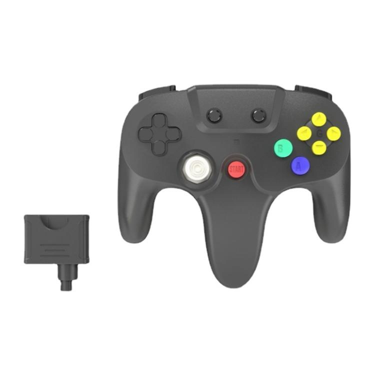 2.4G Wireless Remote Joystick Controller Game Pad Joypad for Nintendo 64 Gamepad Joypad N64 Video Console Accessories 2.4GHz чёрный