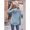 Autumn and Winter Women's Blouse Casual Bubble Sleeve Square Neck Pleated Long Sleeve Top