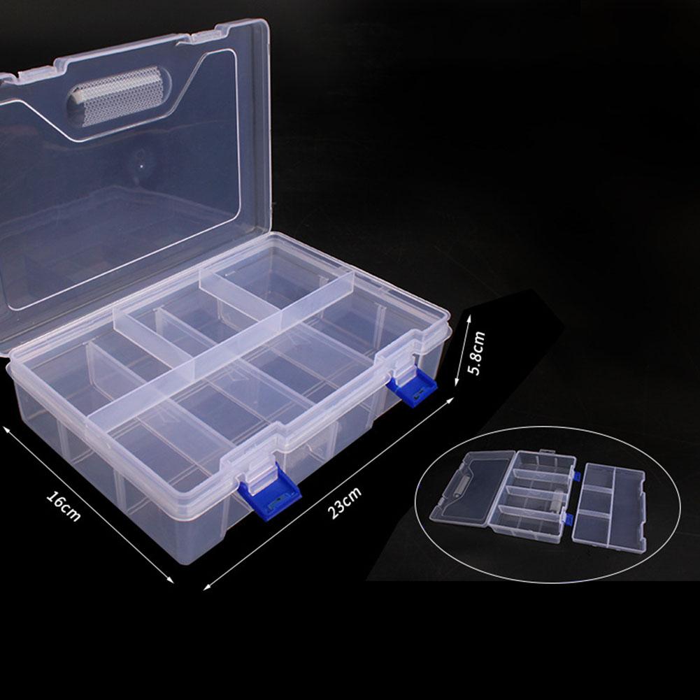 Plastic Storage Box Small Parts Box Nail Storage Plastic With Lid Elements Can Be Disassembled Jewelry Tool Parts Organizer