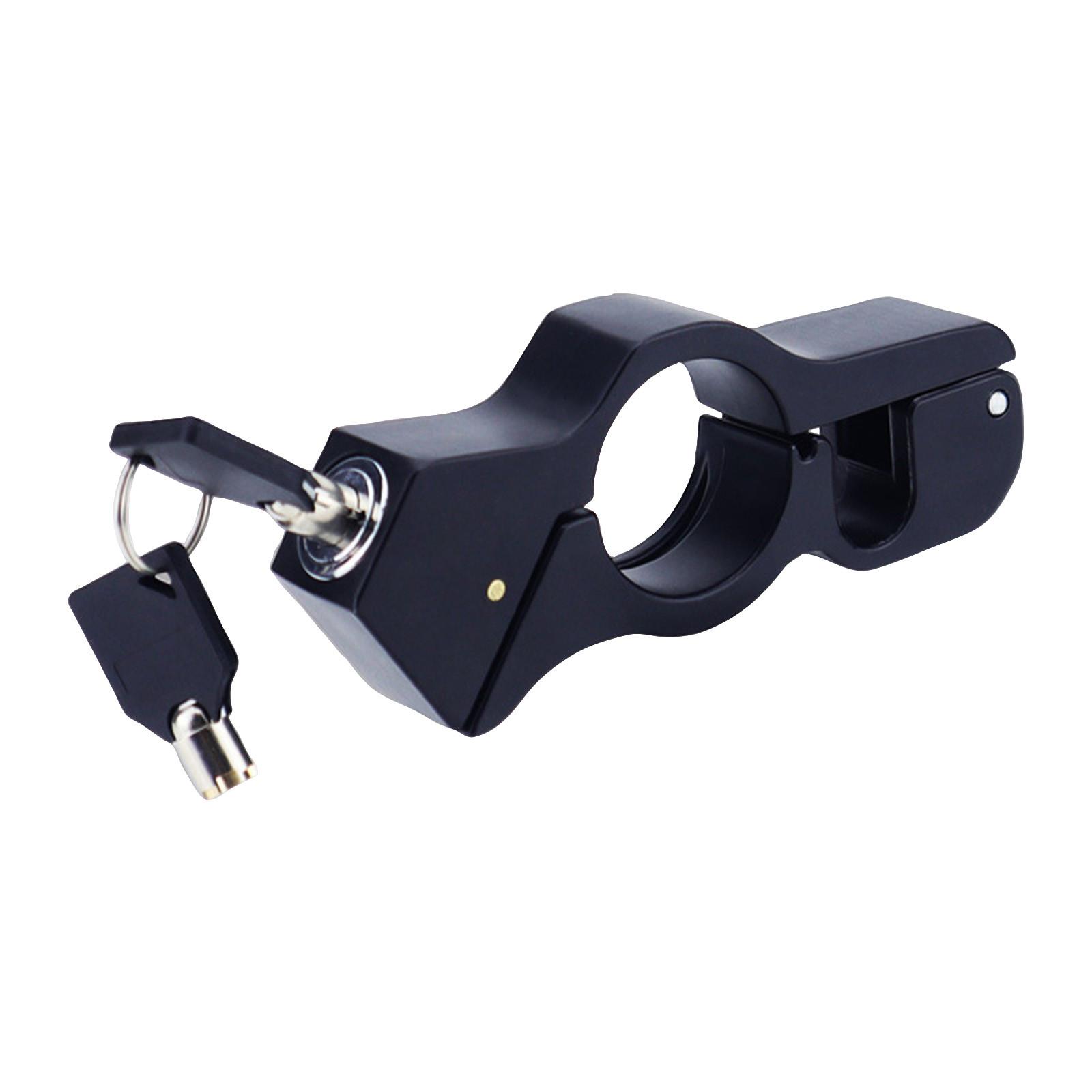 

Motorcycle Handlebar Lock High Strength Aluminium Alloy -Theft Throttle Lock For Scooters Motorcycles And Atvs Heavy Duty Vehicle Security One Size