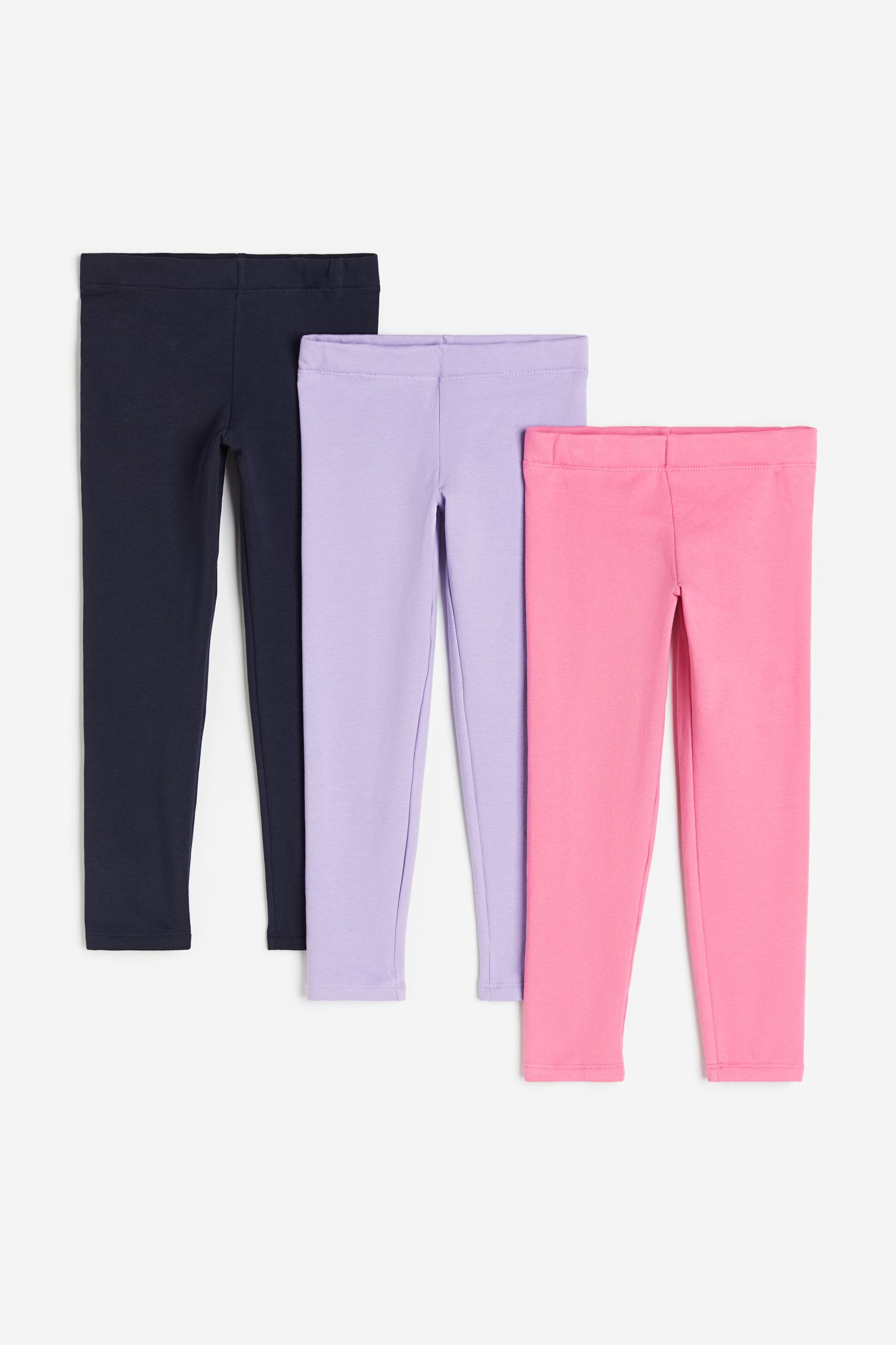 

3-pack heavy jersey leggings