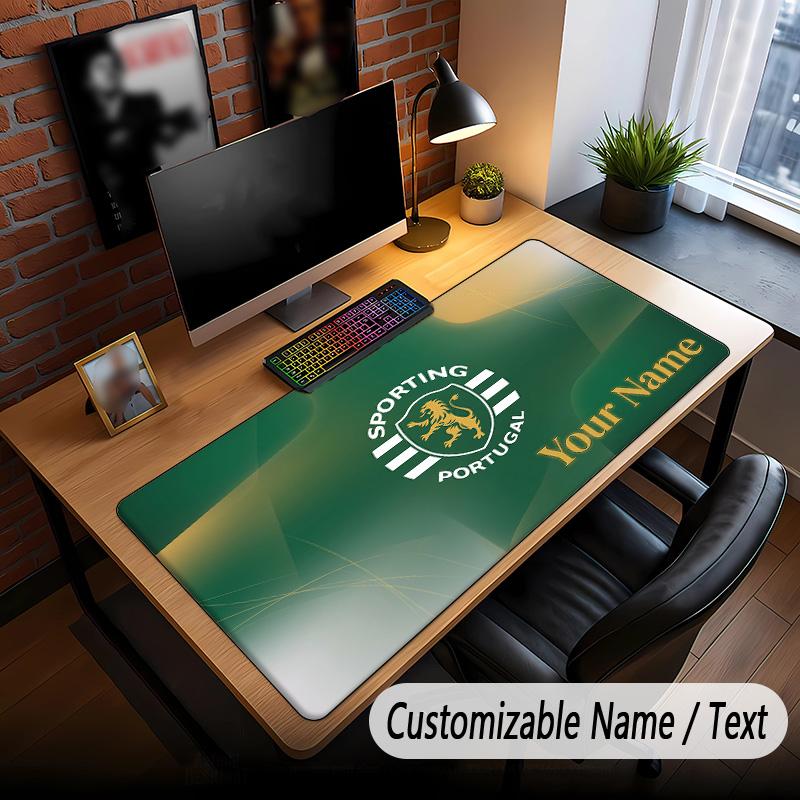Large Mouse Pad Sporting CP Print Custom Name Text Desk Mat for Office Gaming