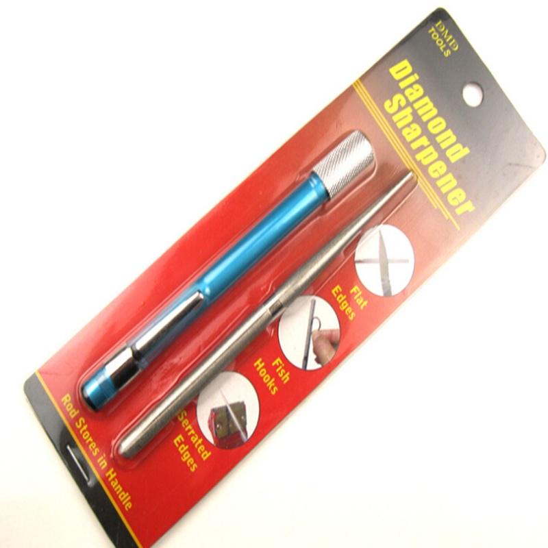 Sharpener Multifunction Portable Double Head Diamond Knife Outdoor Sharpening Tool