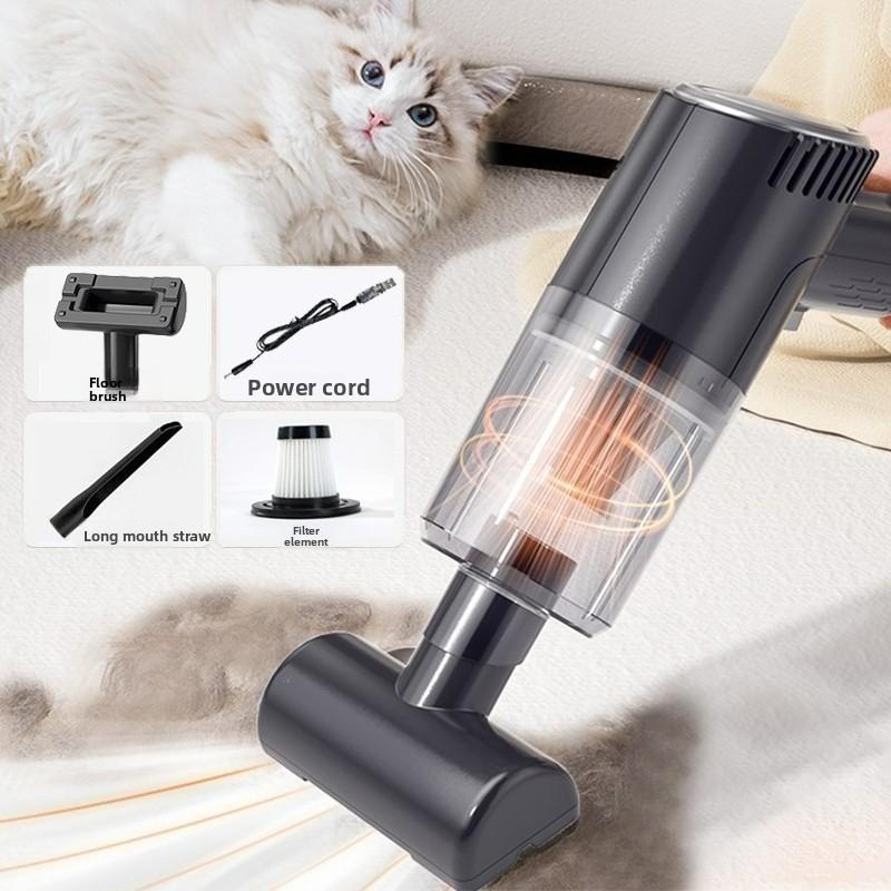 

Pet Electric Hair Remover Bed Carpet Hair Removal Tool Dog Hair Trimmer Cat Hair Brush Handheld Vacuum Cleaner чёрный