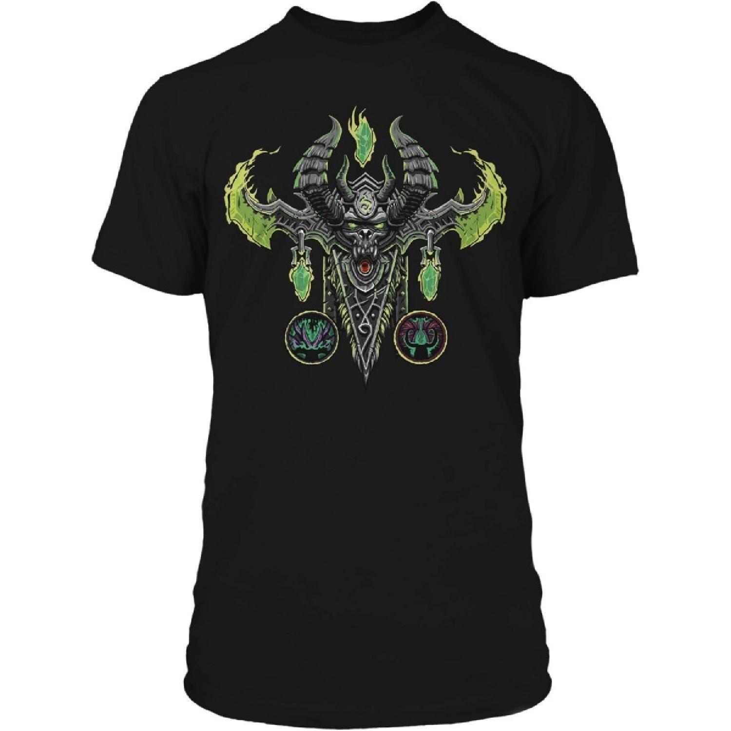 

JINX World of Warcraft Мифический Охотник на Демонов Мужская Игровая Футболка с Графикой S чёрный