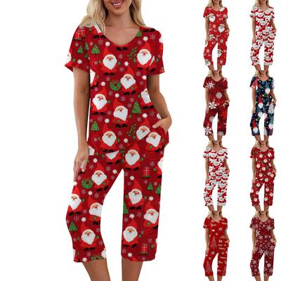 2 Piece Sets For Women Summer Short Sleeve Top And Pants With Pockets Workout Soft Sets