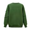 New Spring and Autumn Women's Solid Color Spliced O-Neck Long Sleeve Loose Classic Pullovers Trendy Comfortable All-match Tops