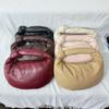 Portable pleated cloud bag women's autumn new large down bag knotted croissant bag large capacity shoulder armpit bag