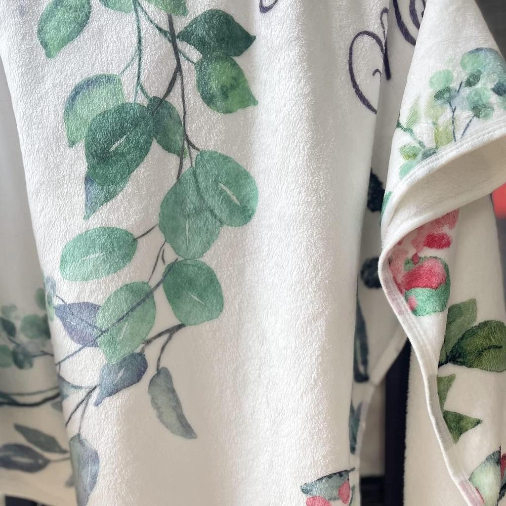 Twins Baby Milestone Blanket for Boys & Girls, Premium Flannel Photography Background Prop Blankets, Neutral Boho Floral…