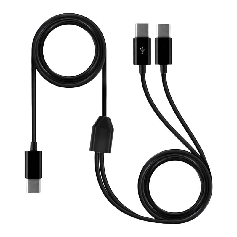 Male to Male Adapter Cord Wire USB Type C Splitter Cable for Multi Device 2 in 1/3 in 1 Charging and Data Transfer Line