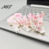 3D Printed Mythical Creature Cherry Blossom Dragon Toy, Articulated Flower Figurine, Flexible Fantasy Animal Toy Movable Joints Model for Desk