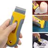 Lama de îndepărtare a lipiciului, cuptor de sticlă, răzuitoare, mâner din plastic, răzuitoare, spatulă, instrument de film pentru mașină, pentru curățarea geamurilor, răzuitoare cu lamă