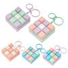 9-Keys Fidget Keyboard Keychain Stress Anxiety Relief Keyboard Clicker Keychain Portable