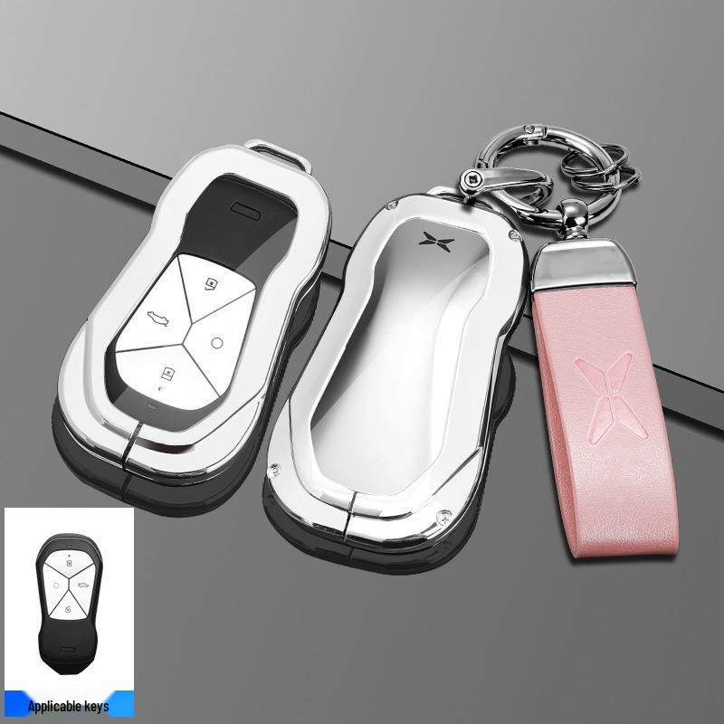 Compatible Key Cover for Xiaopeng 2022 P7/P5, 2021 G3/G3i Models - Unisex Protection & Shell Buckle