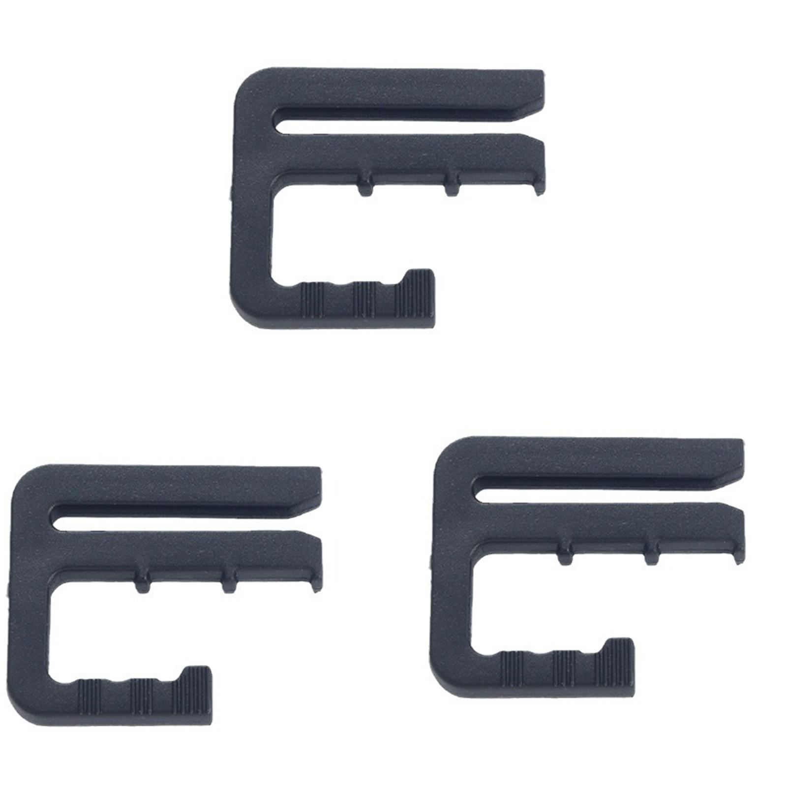 

3 штуки Зажим для регулировки талии Без шитья Джинсы Брюки Утяжки талии для женщин Свободные брюки Юбка Платье Утяжка талии чёрный