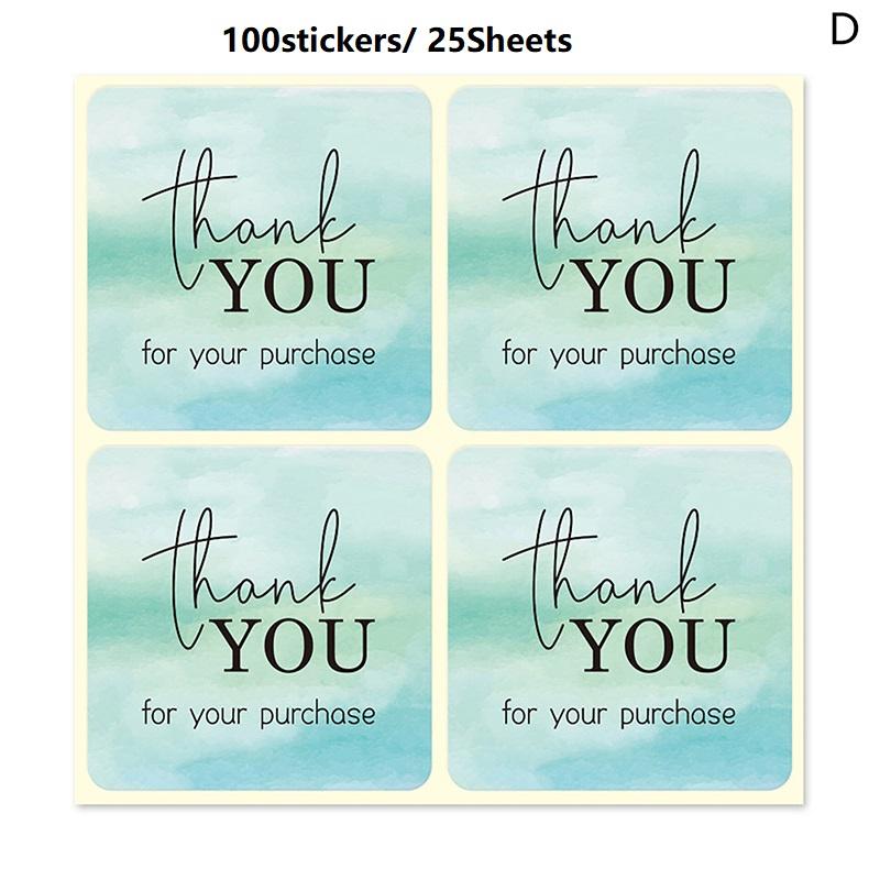 50/100/500ST Tack för din beställning Affärskort Shopping Köp Tack Hälsningskort Uppskattningskort För Små Företag