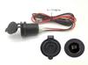 / 24VDC Power Socket Waterproof Marine Grade Cigarette Lighter Socket Suitable for Boat, Motorcycle, Car, 1M Connection Cable Included