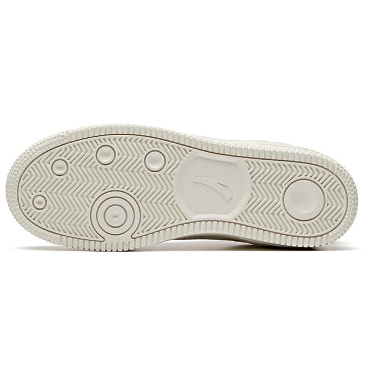 Anta Life Collection Abrasion Resistant Breathable Low top Skateboard Shoes Women's White 922018061-2