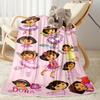 Dora Explorer Blanket Soft Warm Cozy Great for Livingroom Bedding Couch Four Seasons Universal Modern Unique Gift for Family and Friends Camping