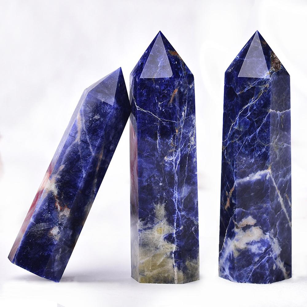 Natural Stone And Crystals Point Wand Witchcraft Rose Quartz Amethyst Home Decoration Mineral Stones Crafts Room Aquarium Decor