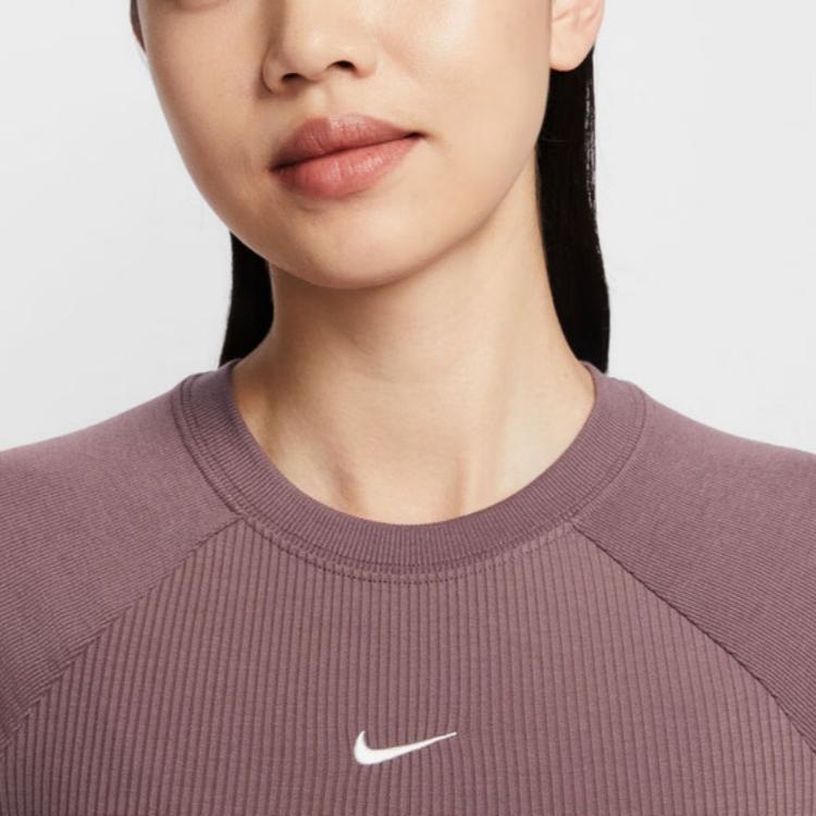 Nike Round Neck Pullover Versatile Long Sleeve Raglan T-Shirt Women tops IF0237502