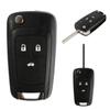 2-button Folding Key Housing Replacement Folding Key For Opel Astra J Corsa E Cascade Zafira Karl Auto Key Accessories
