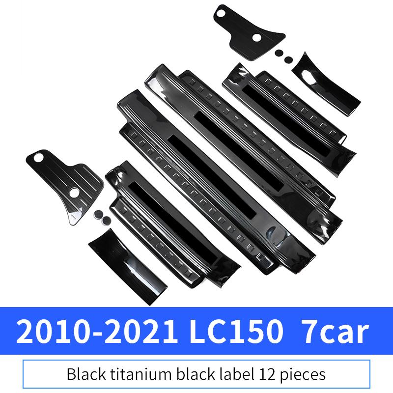 For Toyota Land Cruiser Prado 150 Lc150 Fj150 2010-2023 Tuning Interior Decoration Accessories Stainless Steel Threshold Panel