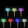 2pcs Chinese Crystal Candle Holder Ornaments Colorful Simulated Candlestick Buddha Hall Worship Home Decor Buddhist Accessories