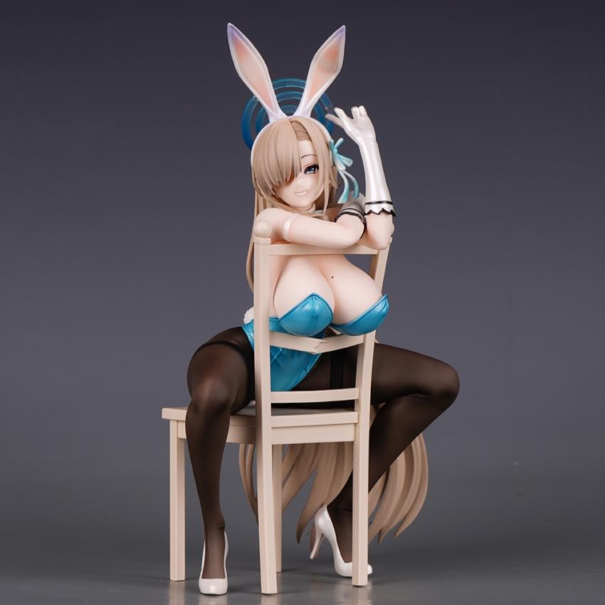 23CM Blue Archive Hina Swimsuit Asuna Bunny girl figure PVC Action Anime model adult Collection Dolls toys gift