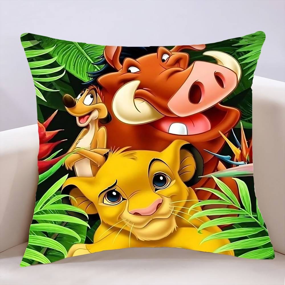 L-Lions-K-Kings Pillow Case Cushion Cover Soft Cute Throw Pillow Case For Car Sofa Pillowcase Polyester With Zipper