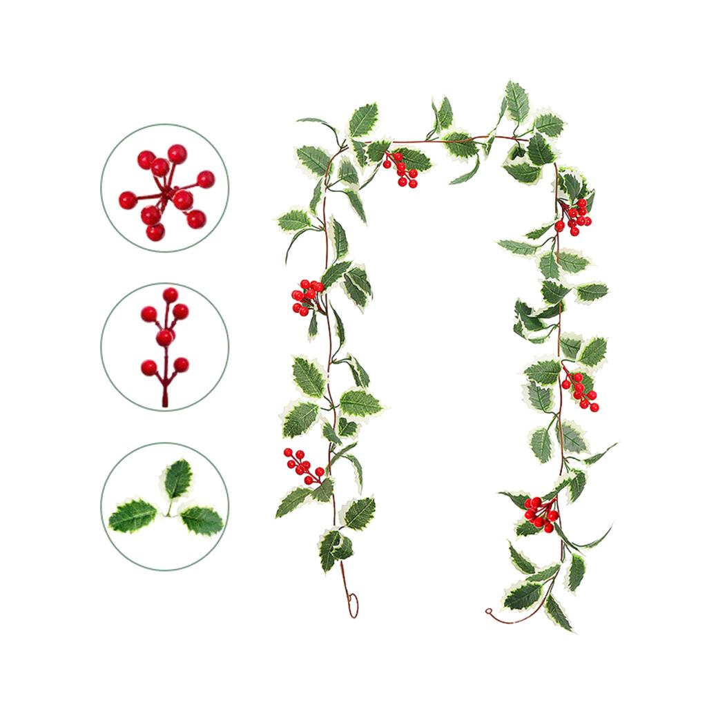 2m Artificial Flower Vine, Fake Flower Vine, Plastic Flower, Pipe Cover, Balcony Decoration