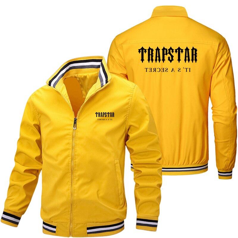 Buy Jacket Spring and Autumn Men's TRAPSTAR Brand Zipper Bike Jacket