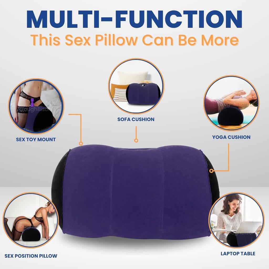 Inflatable Sex Pillow Cushion Adult Sexy Body Furniture Couple Air Magic BDSM Game Toys for Women
