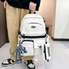 Schoolbag Large Capacity Casual Boys and Girls Backpack Junior High School Students Class Versatile Computer Backpack Going Travel Bag