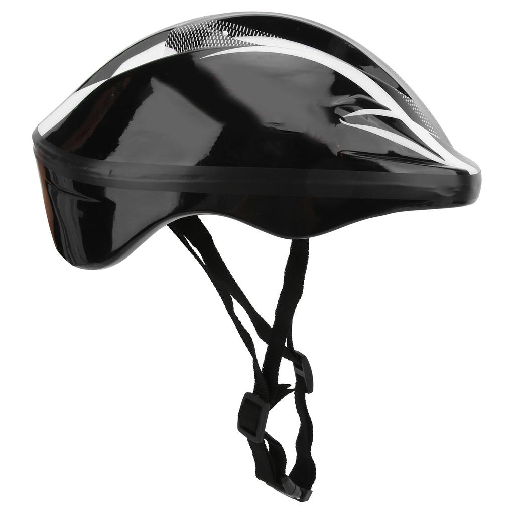 Professional Adjustable Children Skateboarding Helmet Kid Skating Multi Sport Helmet(Black )