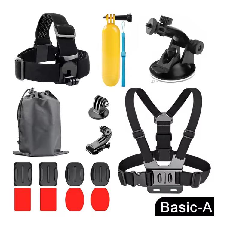 ORBMART for GoPro Accessories Set for Go Pro Hero 13 12 11 10 9 8 7 6 5 4 Black Mount for DJI Insta360 for Sjcam Action Camera